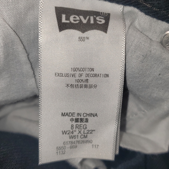 Kids Levi's 550 relaxed black jeans - Picture 3 of 5